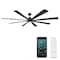Modern Forms Fans Size Matters Indoor or Outdoor Smart Ceiling Fan 2700-3000-4000-5000K LED in Matte Black FR-W2403-84L-MB - alternate 1